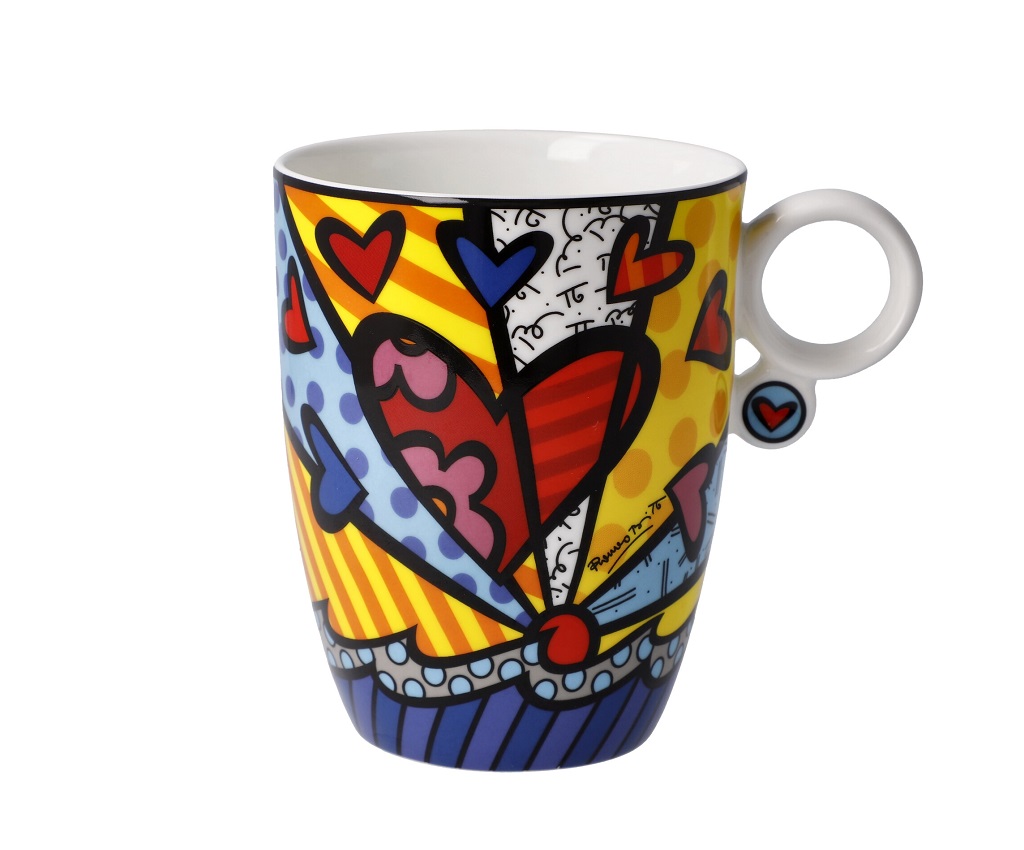 A New Day - Artist Mug 11cm Pop Art Romero Britto